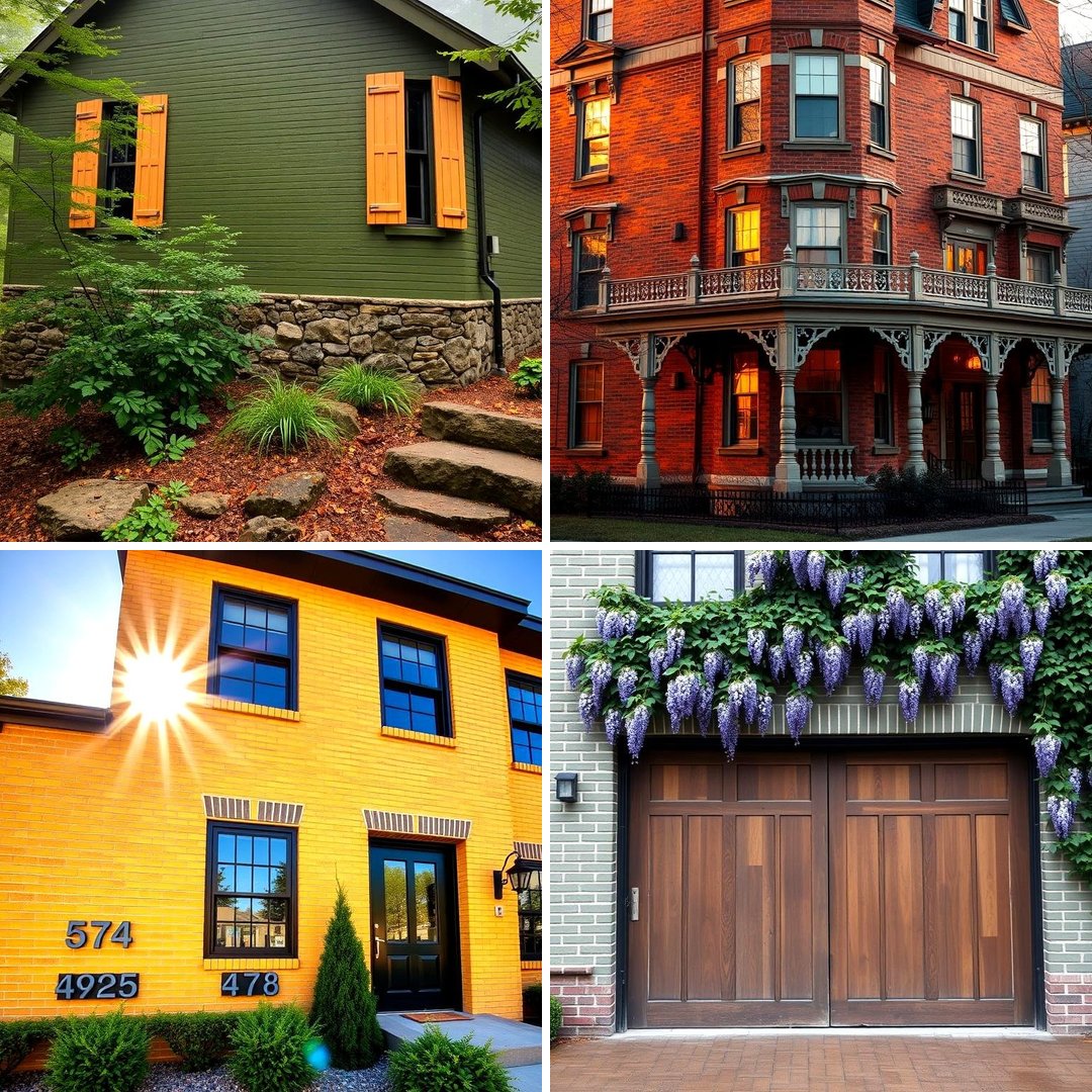 30 Exterior Brick Paint Color Ideas for Curb Appeal