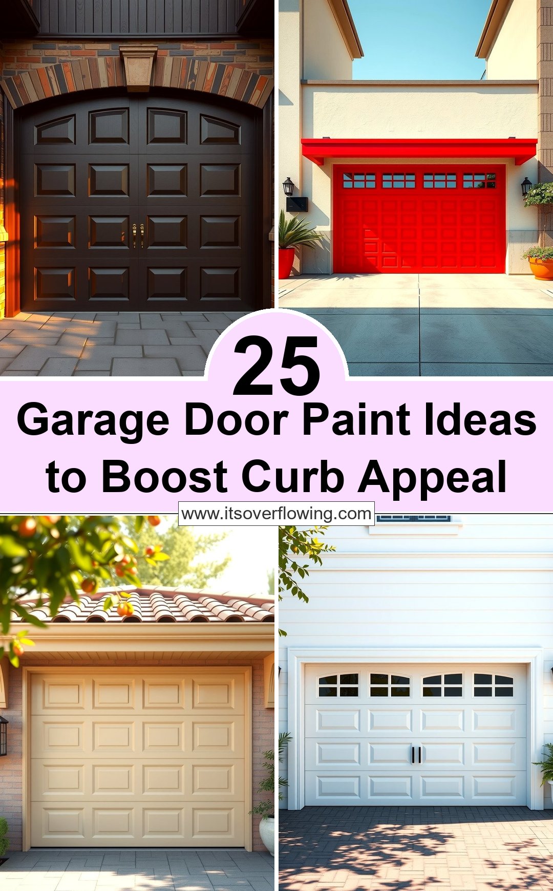 25 Garage Door Paint Ideas to Boost Curb Appeal